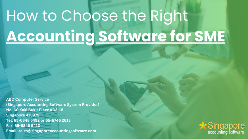 how to choose accounting software for sme